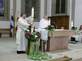 Lumen Christi - Auferstehungsmesse in St. Crescentius (Foto: Karl-Franz Thiede)